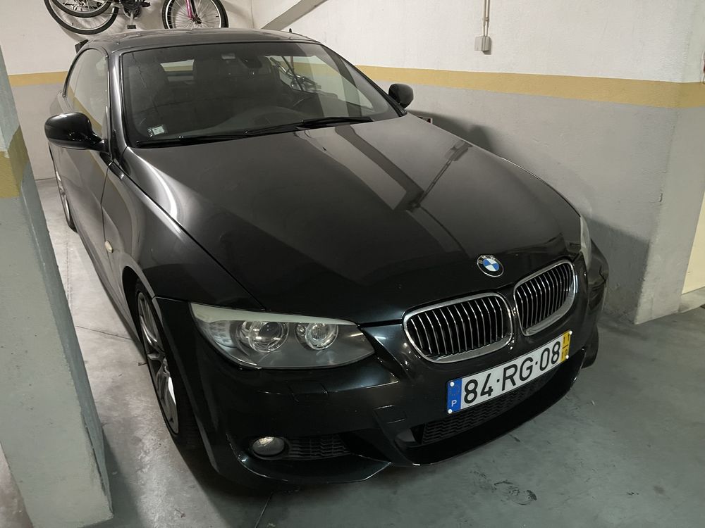 BMW 320d cabrio em preto RESERVADO