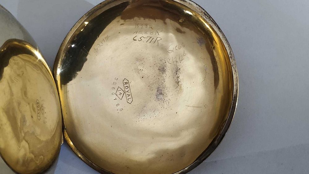 Złoty Zegarek Kieszonkowy  Elgin National Watch Co 1866=1875, Royal