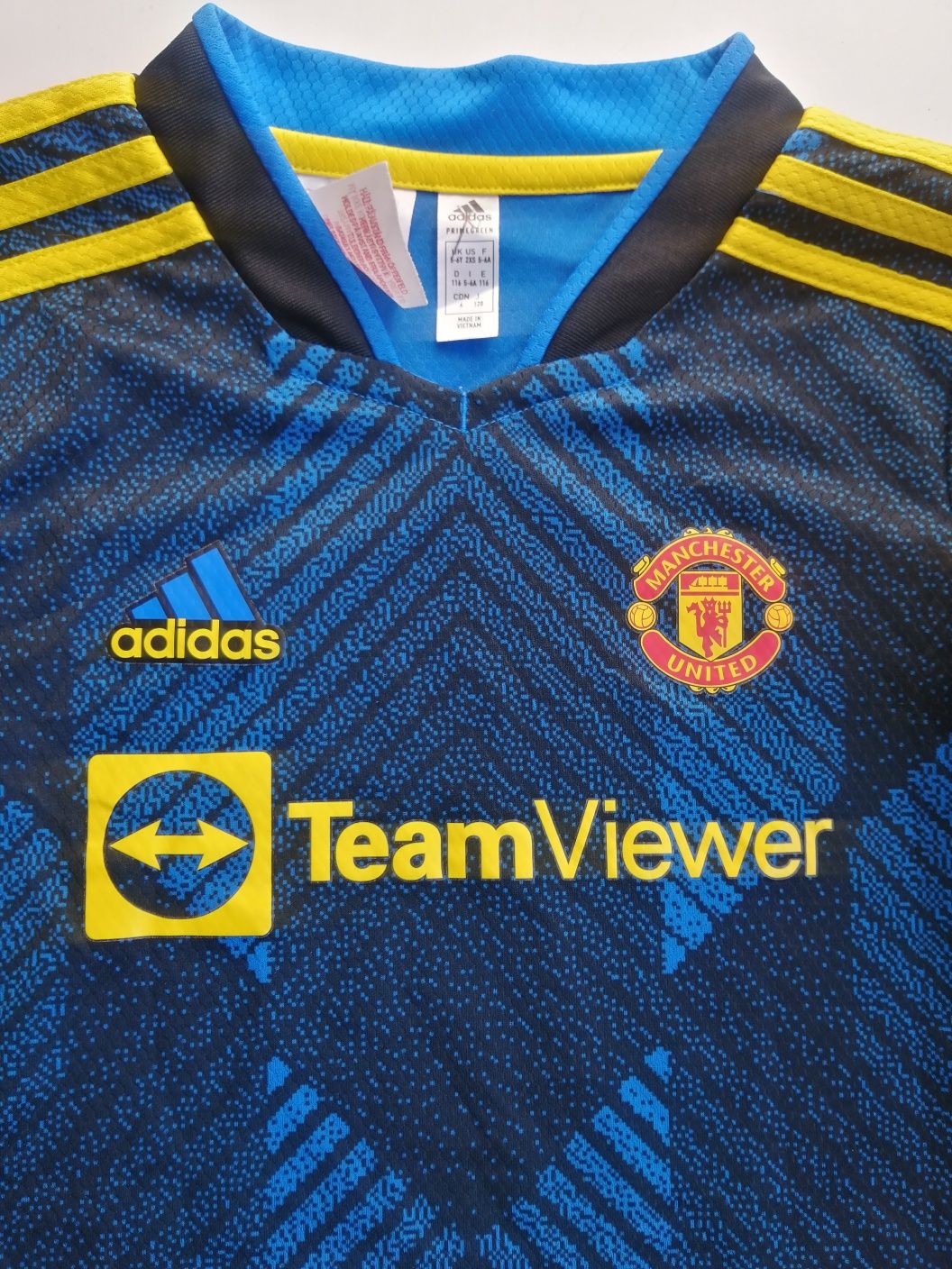 Футболка Adidas Manchester United, 4,5,6,лет Манчестер футбольная 110