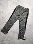 Nike szare spodnie dresowe retro z lampasem i zamkami dresy y2k M
