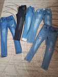 Spodnie jeansy 122-128
