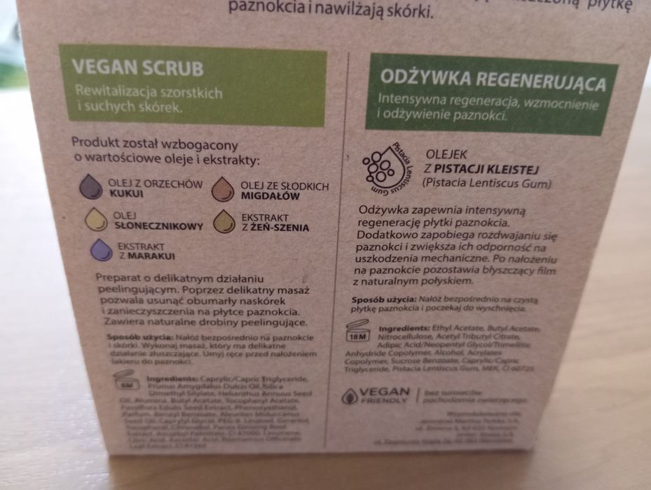 Lakiery : NiUQi odżywka +scrub