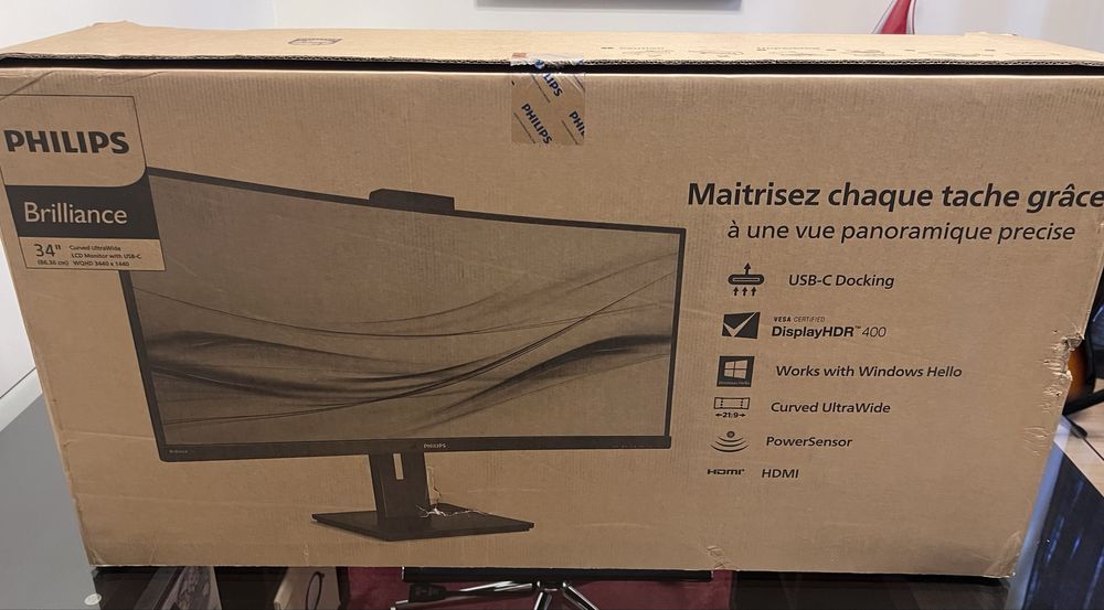 Monitor curvo ultrawide Philips 346P1CRH/00