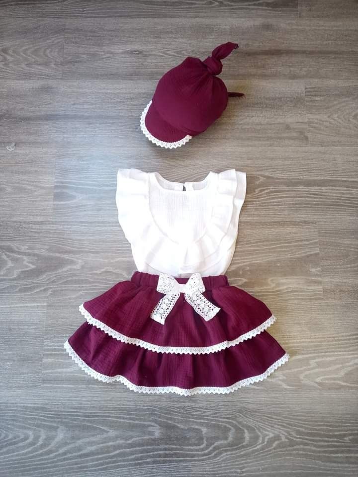 Kapelusze chustki bloomersy body spódniczki hand made