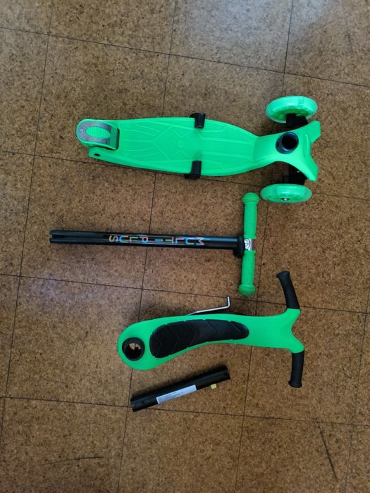 Trotinetes evolutiva criança