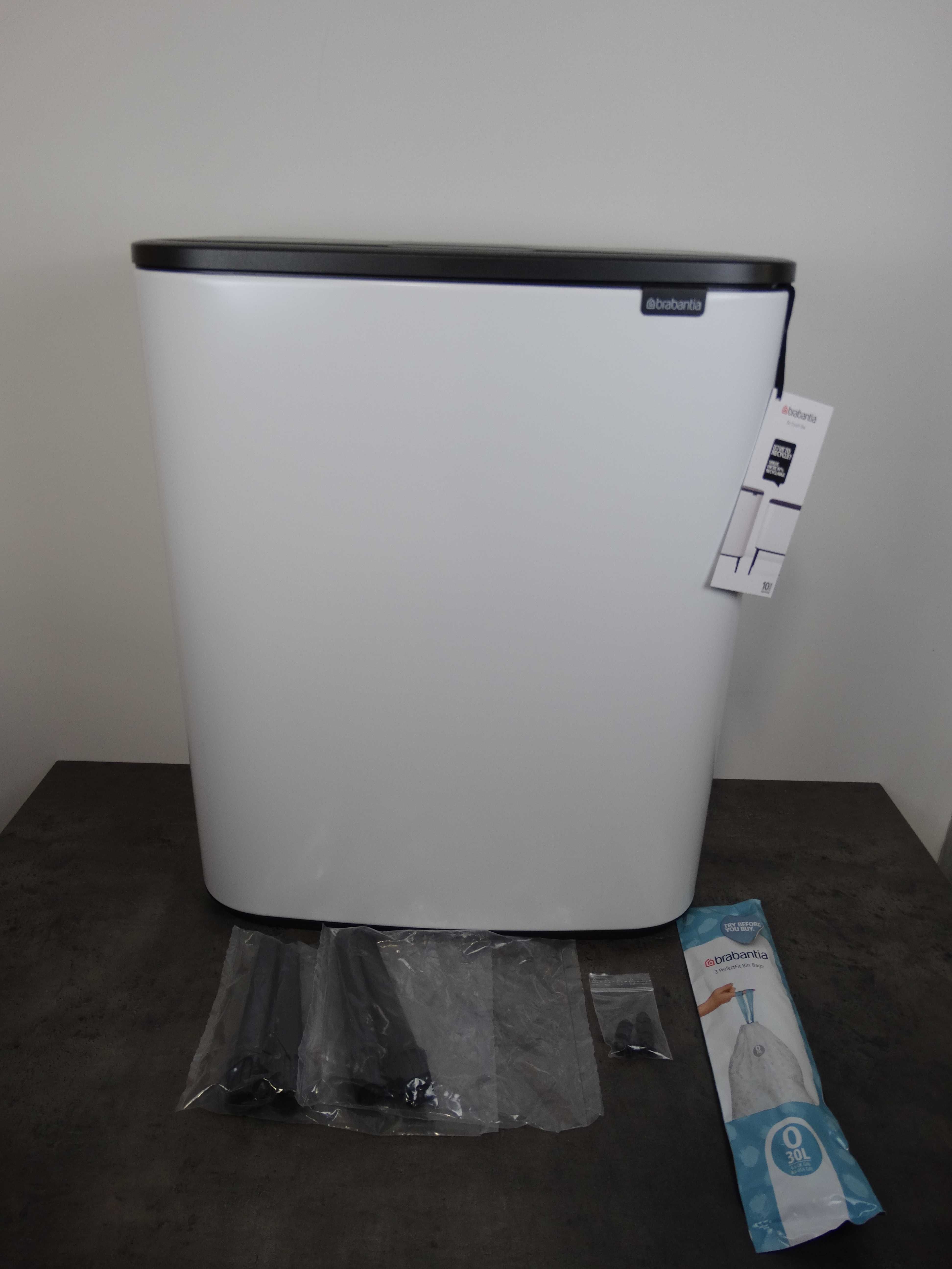 Brabantia - Bo Touch Bin High 2x30L - Duży Kosz na Śmieci do Kuchni