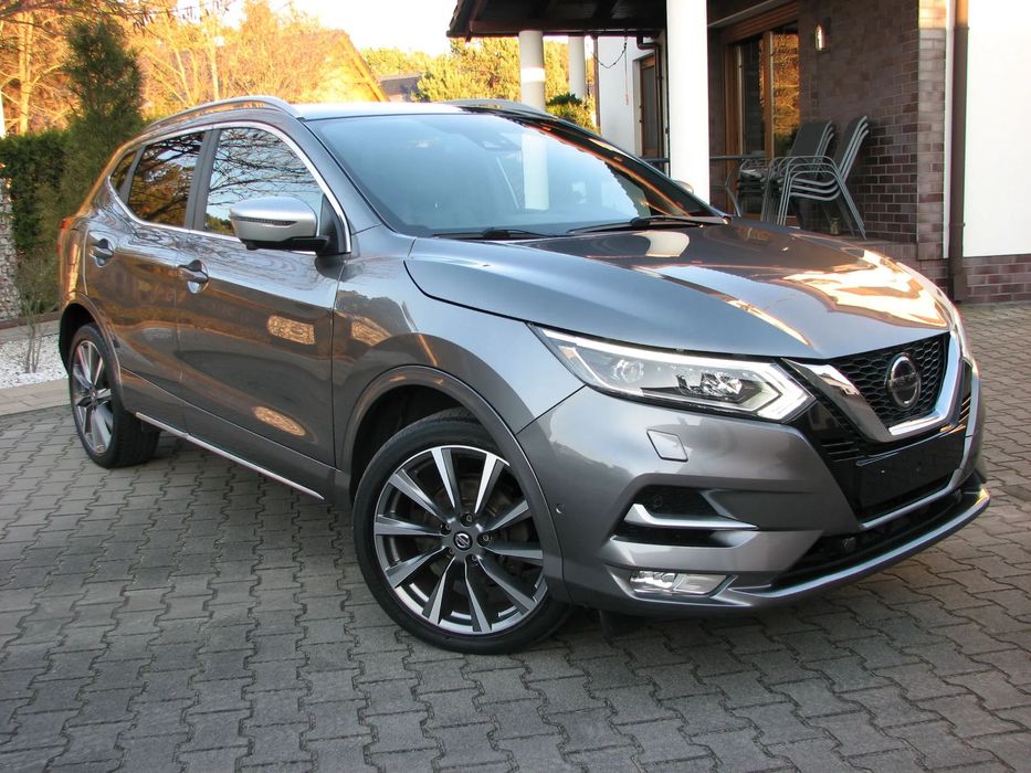 Nissan Qashqai Tekna+ Bezwyp Oryginał Ful Led Pano Skóra Kamera 360 Max Opcja Serwis