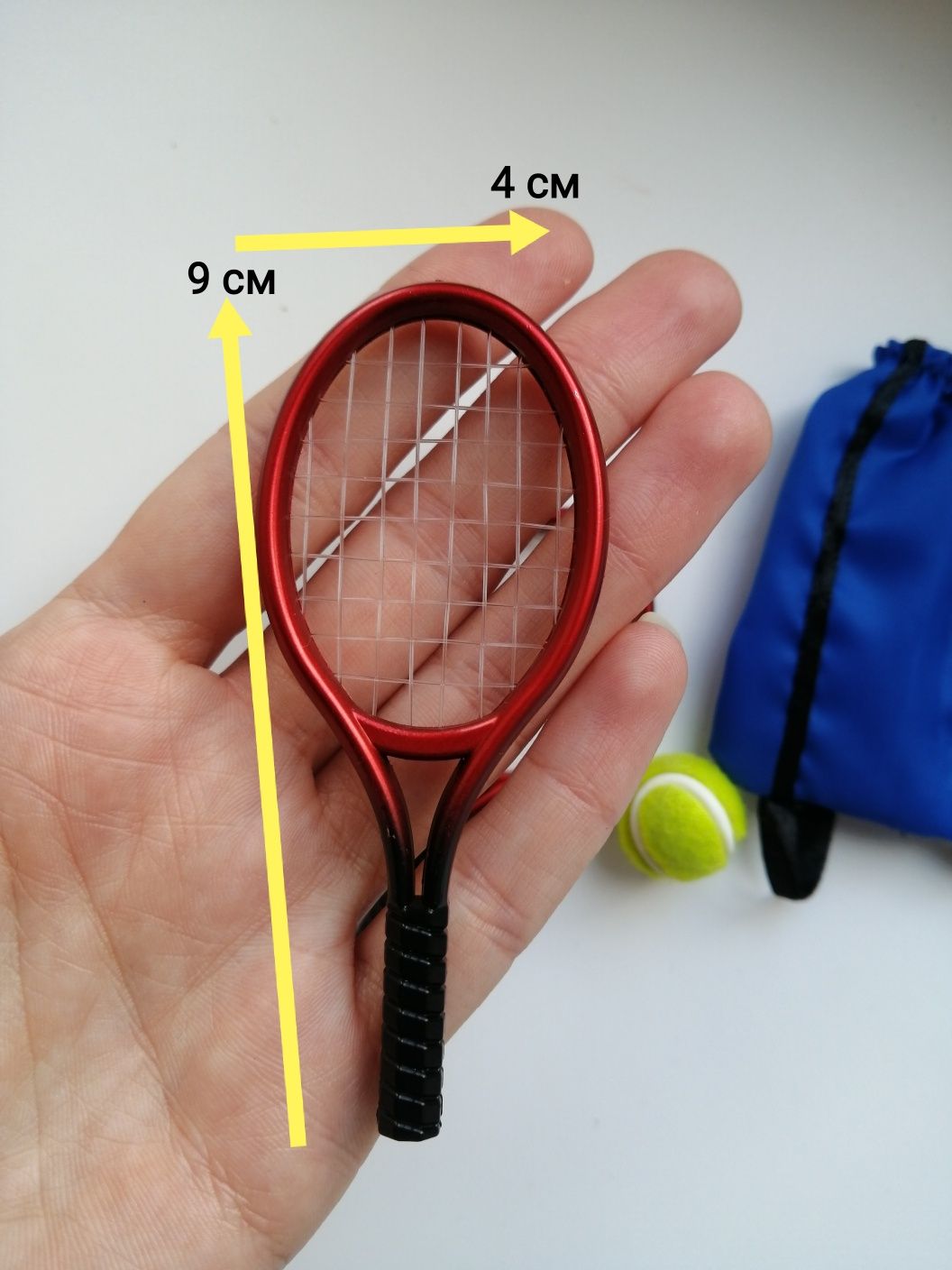 Ракетки теннисные игрушка аксессуар для барби мини подарок теннис