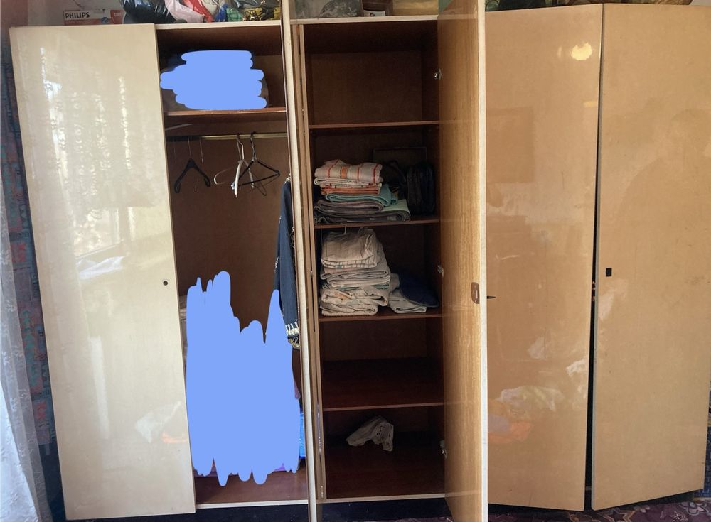 Szafa na ubrania 250x193x58