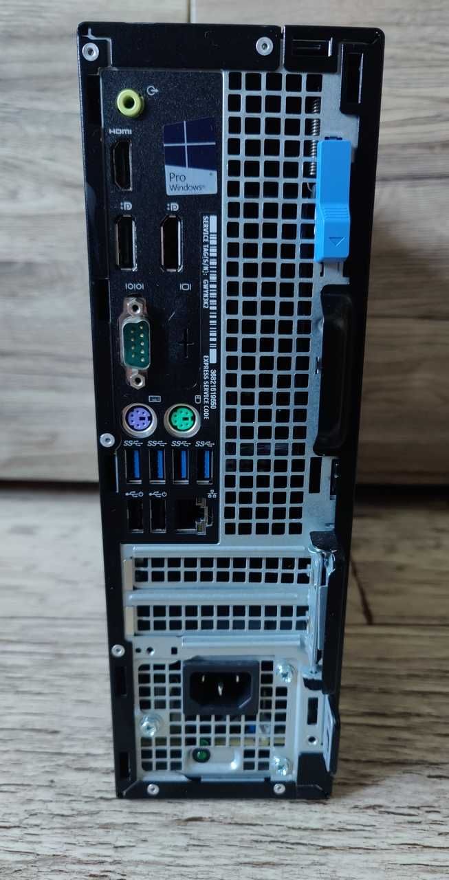 Komputer Dell 7050 SFF I5-7600 4x3.5GHz 8/256GB Win11 NVMe cichy