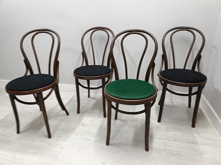 Krzesła gięte Thonet Fameg a18 Radomsko PRL