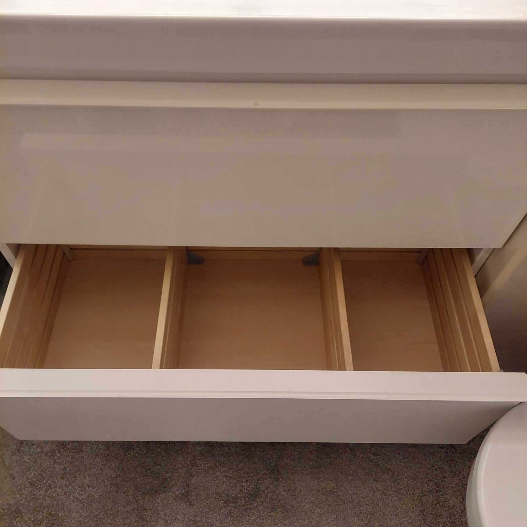 Szafka umywalkowa z szufladami IKEA w zestawie z umywalką Cersanit