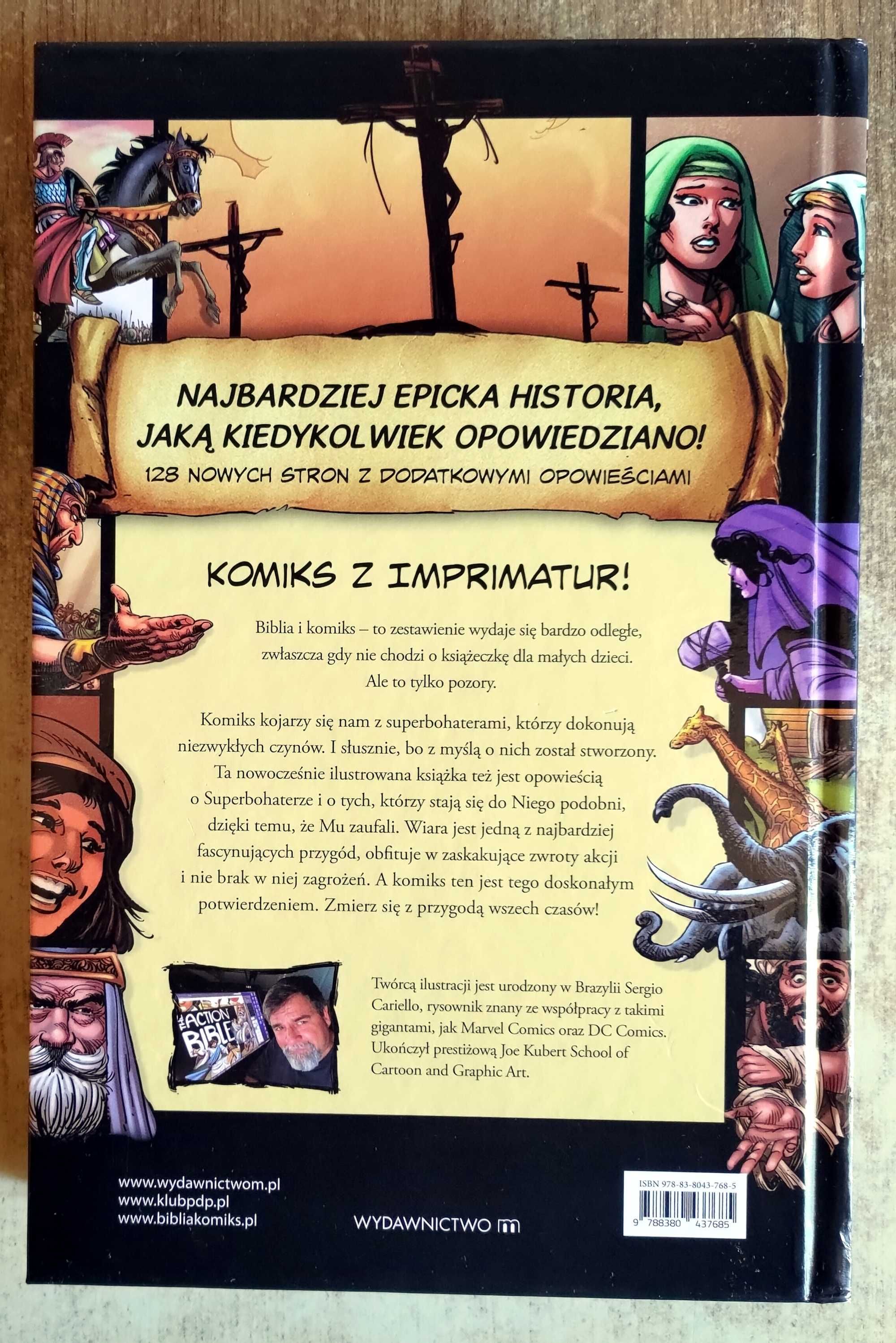 Biblia Komiks Nowe Poszerzone Wydanie. Boża historia - Sergio Cariello