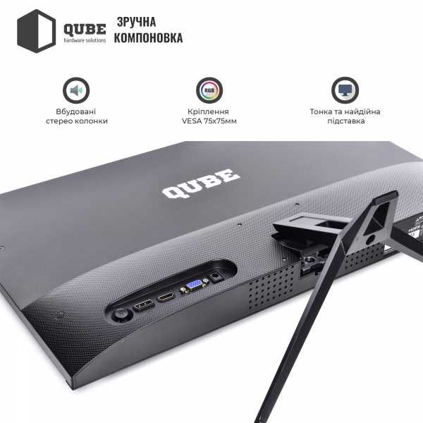 Монитор 23.8" QUBE B24F75-IPS