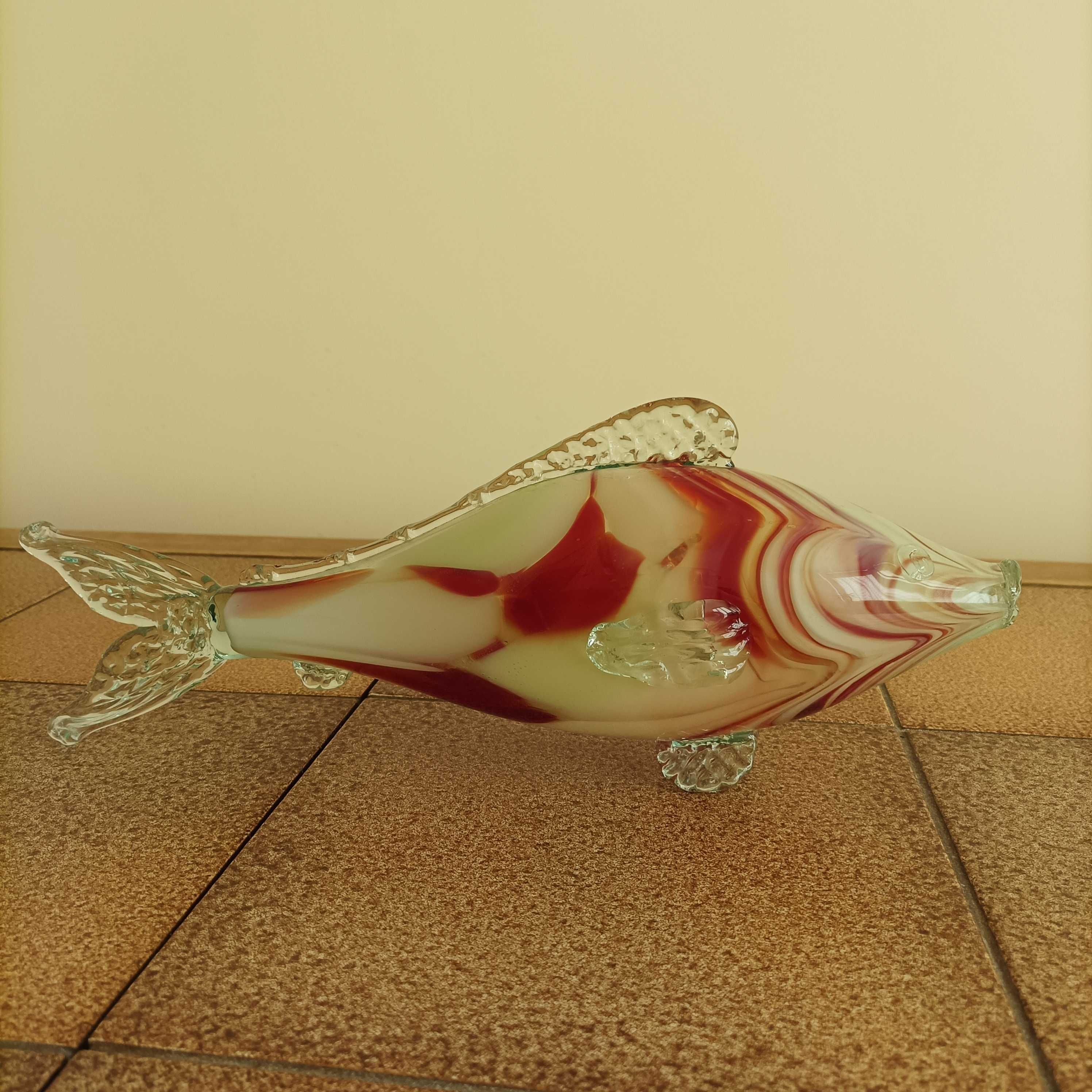 Ryby ze szkła kolorowego - PRL