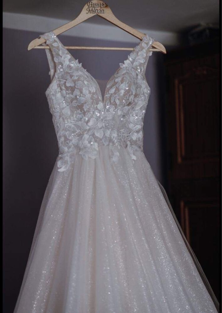 Piekna suknia Ślubna XS