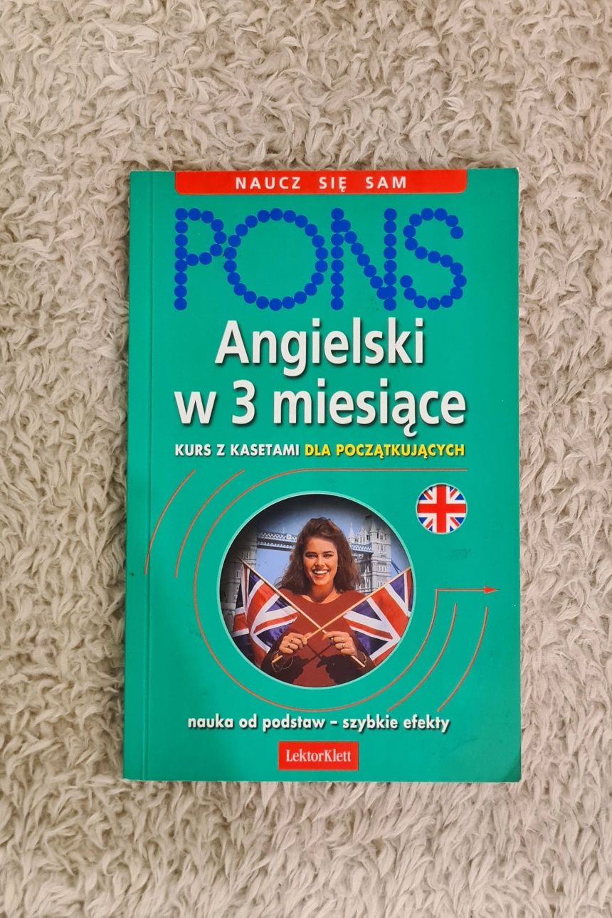 Książka PONS Angielski w 3 miesiące dla początkujących LektorKlett