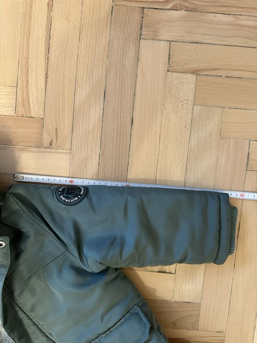 Kurtka zimowa khaki rozmiar 110