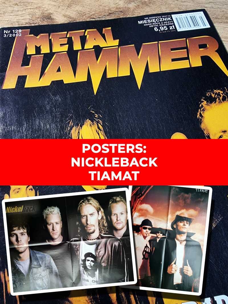 Metal Hammer 3/2002 - Paradise Lost, Plakaty: Nickleback i Tiamat