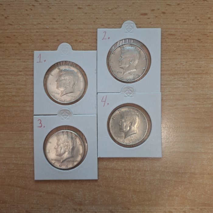 1/2 dolara 1964 r srebro