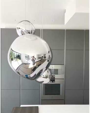 Nowoczesny Żyrandol Chromowany – Designerska Lampa Kule LED