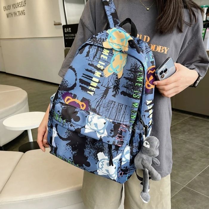 Рюкзак міський повсякденний з принтом