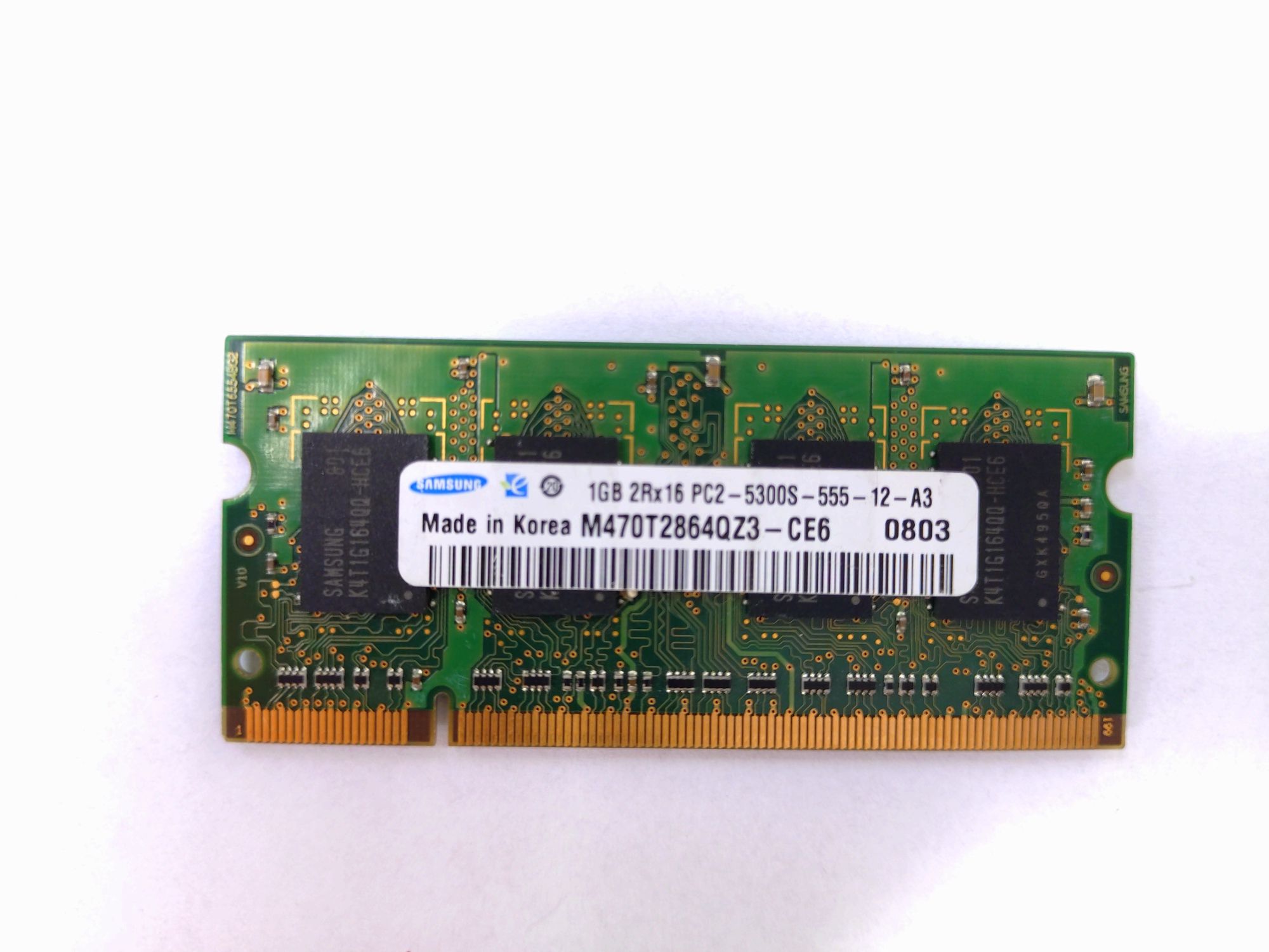 Pamiec RAM 2 x 1gb ddr2 pc2-5300 do laptopa