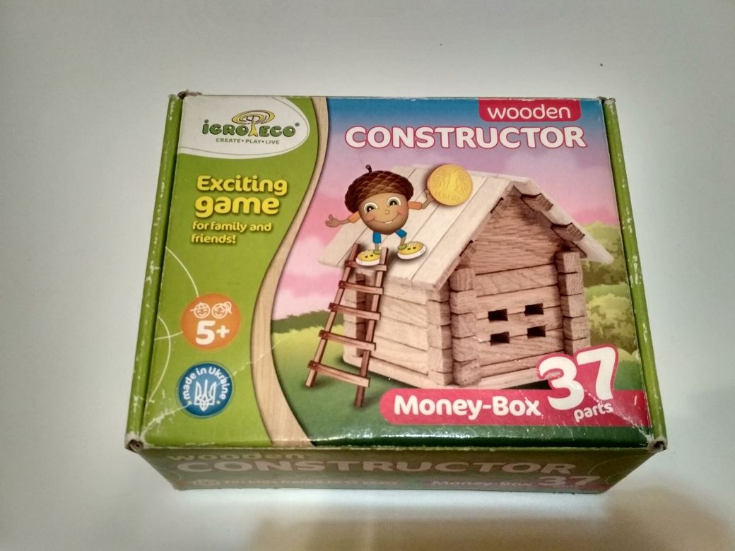 Продам деревянный конструктор Wooden Money-Box