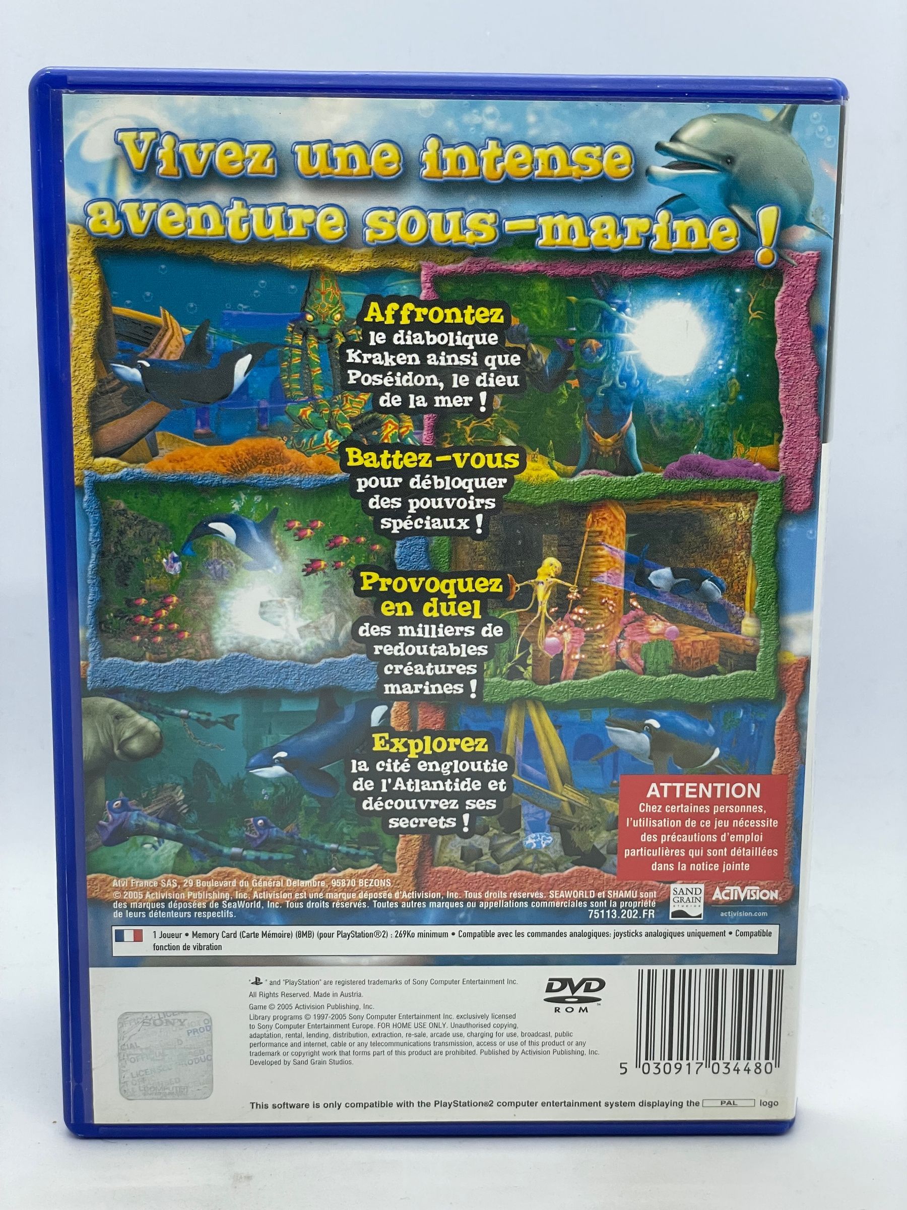 Shamu's Deep Sea Adventures PS2