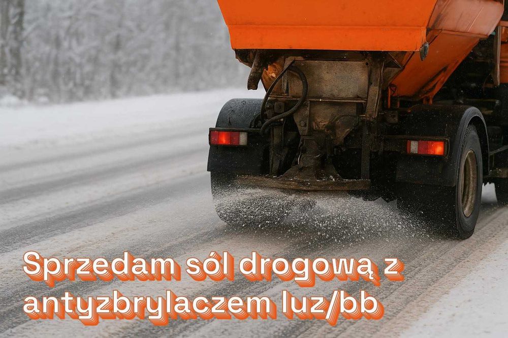 Sprzedam sól drogową z antyzbrylaczem- luz/bb