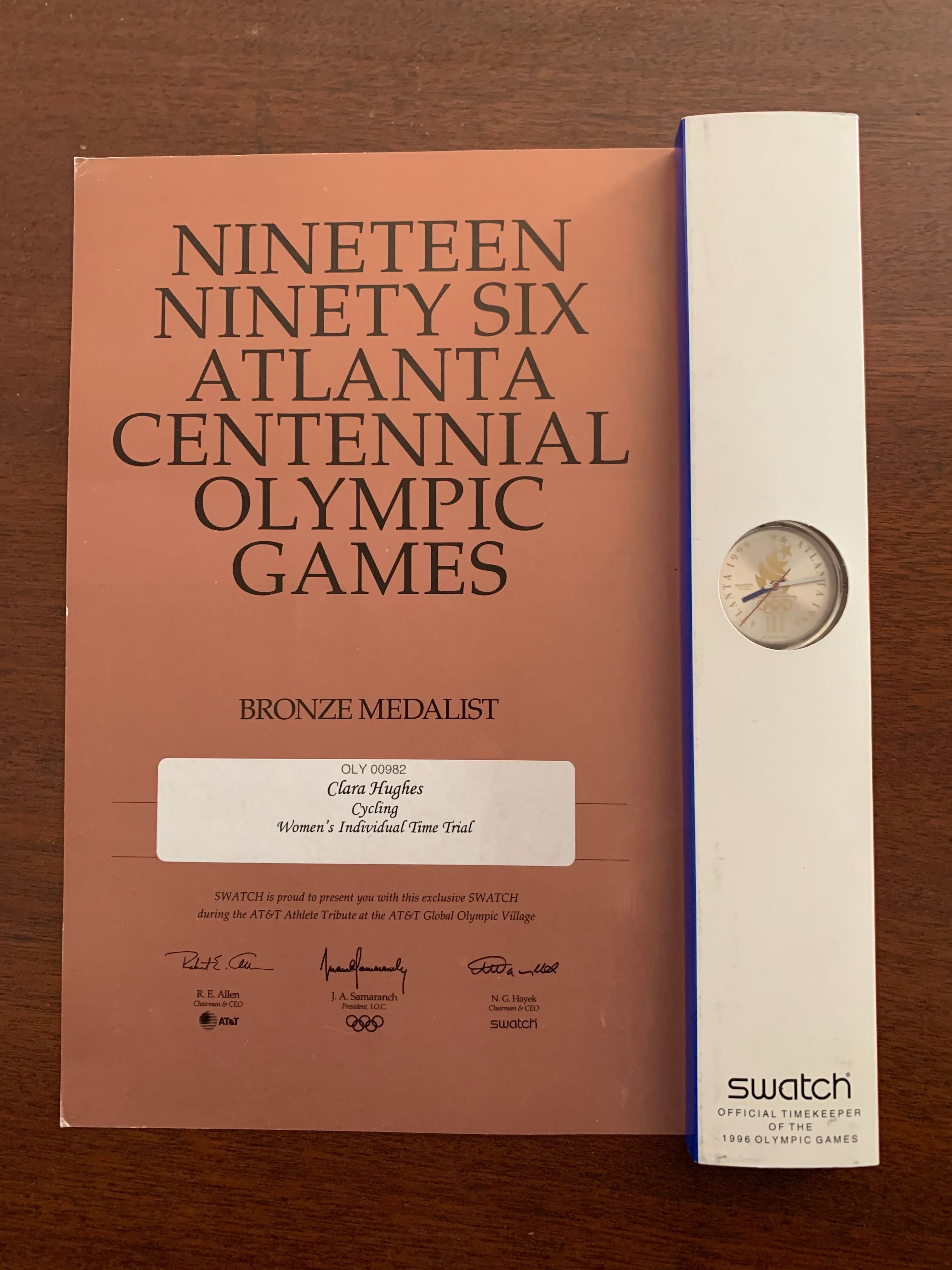 Swatch edição especial limitada jogos olímpicos 96