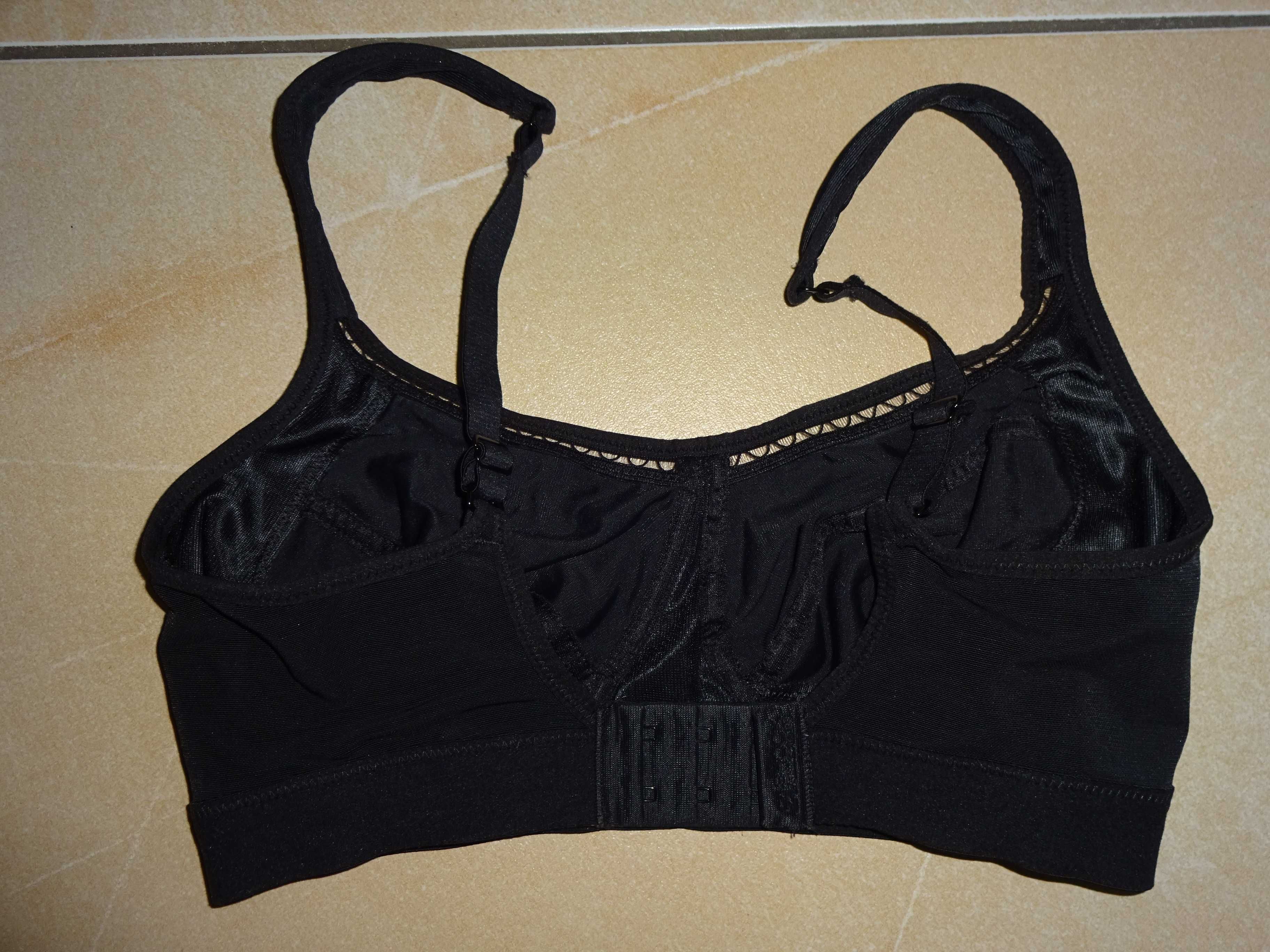 SHOCK ABSORBER oryg. czarny sportowy biustonosz Okazja 70E