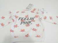 Nowa z metką bluza Reserved z nadrukiem Różowej pantery roz 98