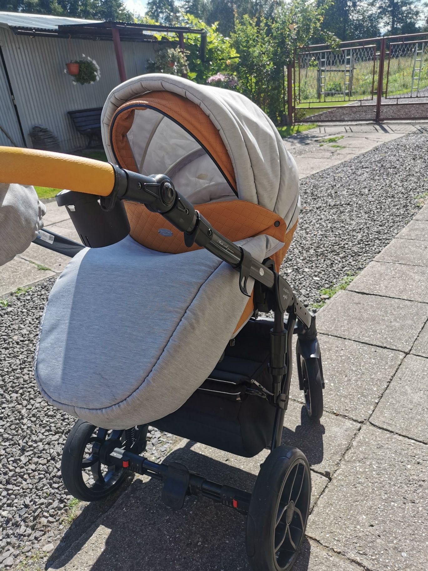 Wózek baby merc 2 2w1  gondola + spacerówka