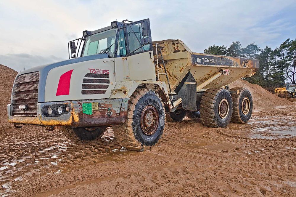 Wozidło technologiczne Terex TA30, budowlane, przegubowe