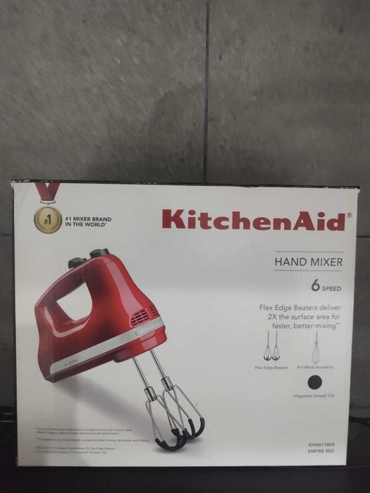 Mikser ręczny 6 biegowy Kitchen Aid 5KHM6118EER Czerwony USA