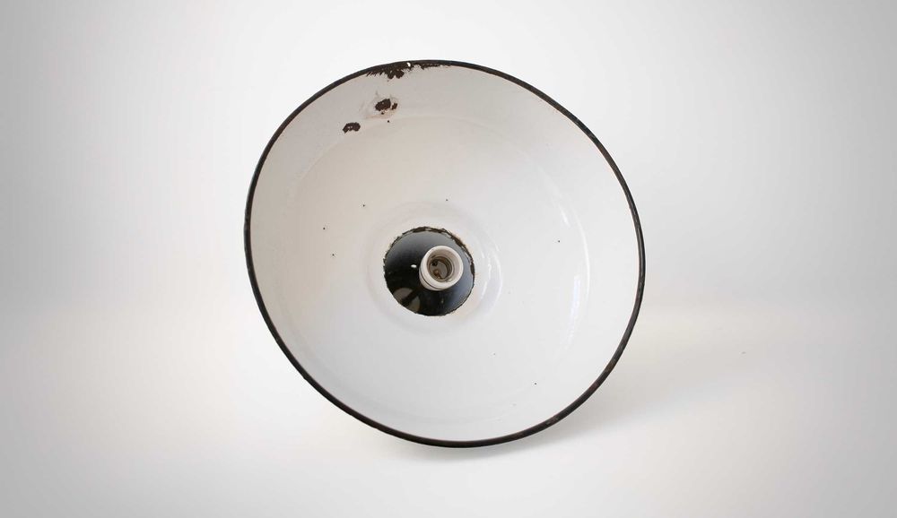 Candeeiro industrial vintage anos 50/60/70