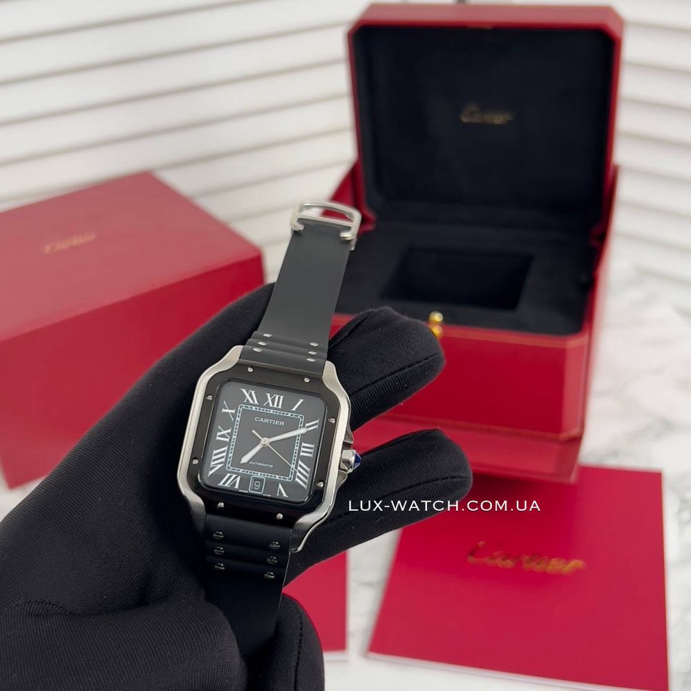 Крутые мужские часы Cartier Santos