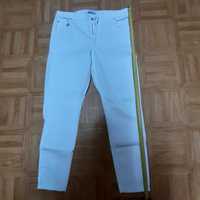 spodnie jeansowe białe damskie Reserved rozmiar 44