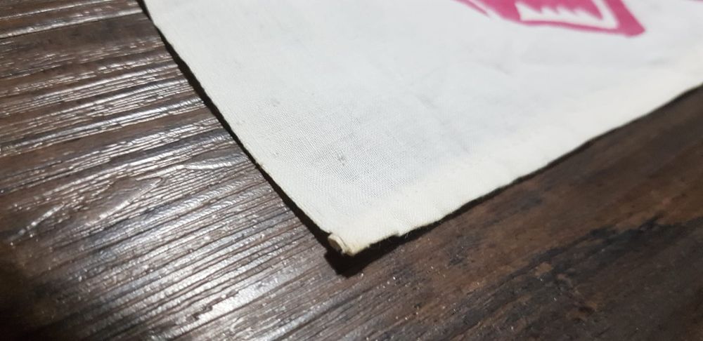 Flaga, sztandar PRL autentyk z epoki Lenin