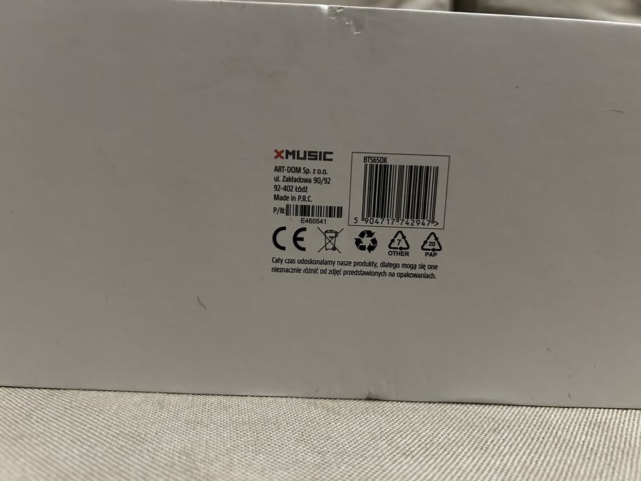 Głośnik bluetooth XMusic BTS650K nowy, nieotwierany + ubezpieczenie