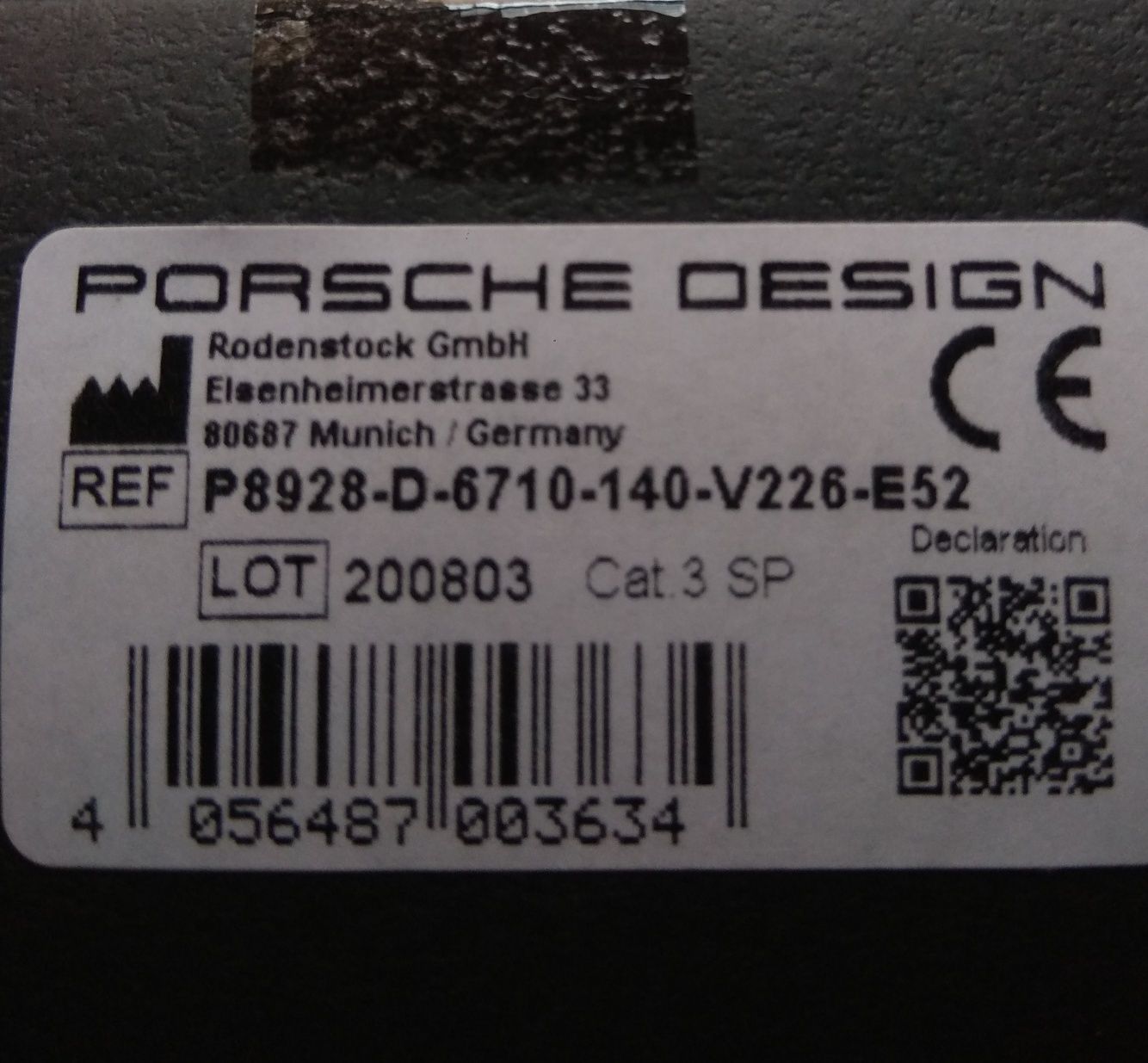 Okulary Porsche Design przeciwsłoneczne / tytan / filtr UV / nowe