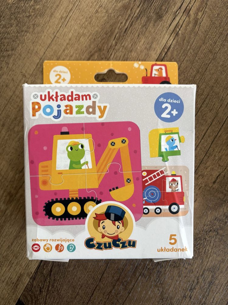 Puzzle CzuCzu Ukladam pojazdy 2+