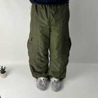 Широкі карго зелені  штани baggy rap pants широкие штаны реп big big