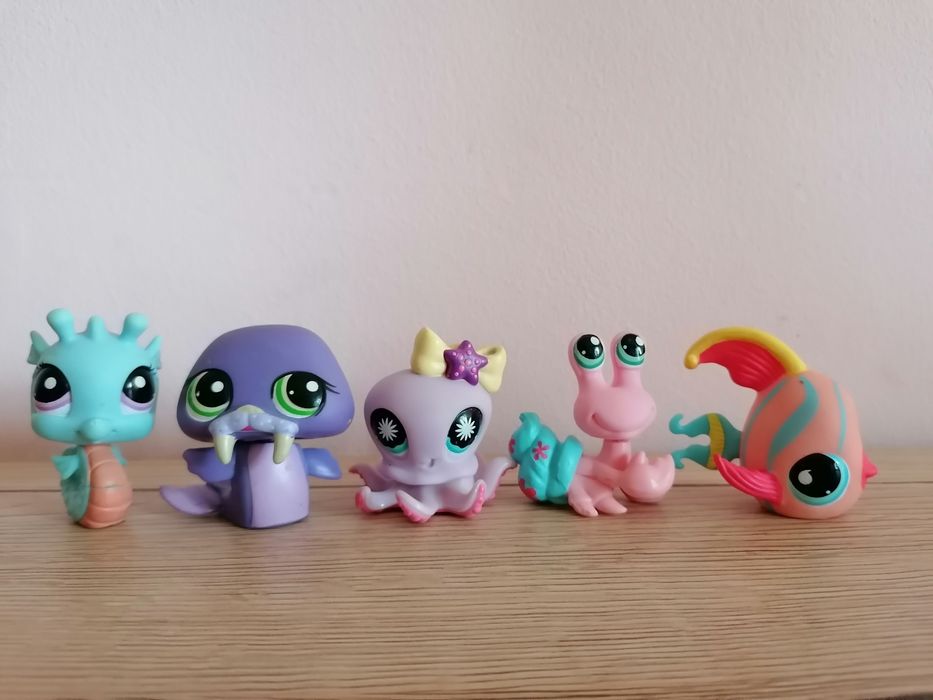 Littlest pet shop lps zestaw morskich zwierzątek