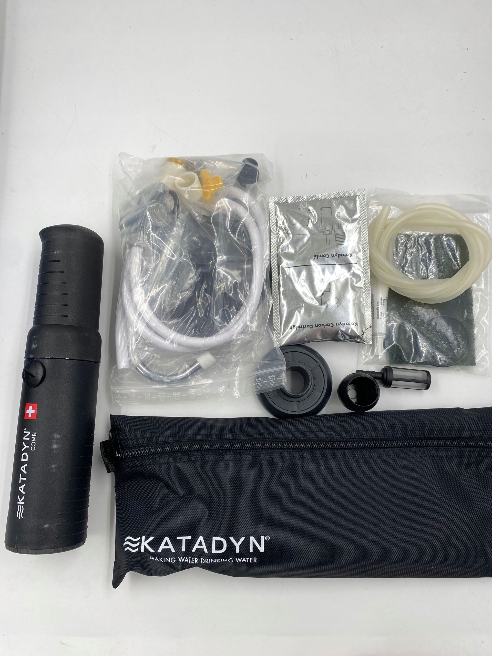 filtr do wody katadyn combi plus czarny 1 l/min 2-stopniowy