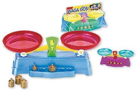 WAGA Szalkowa z ODWAŻNIKAMI polska dla dzieci