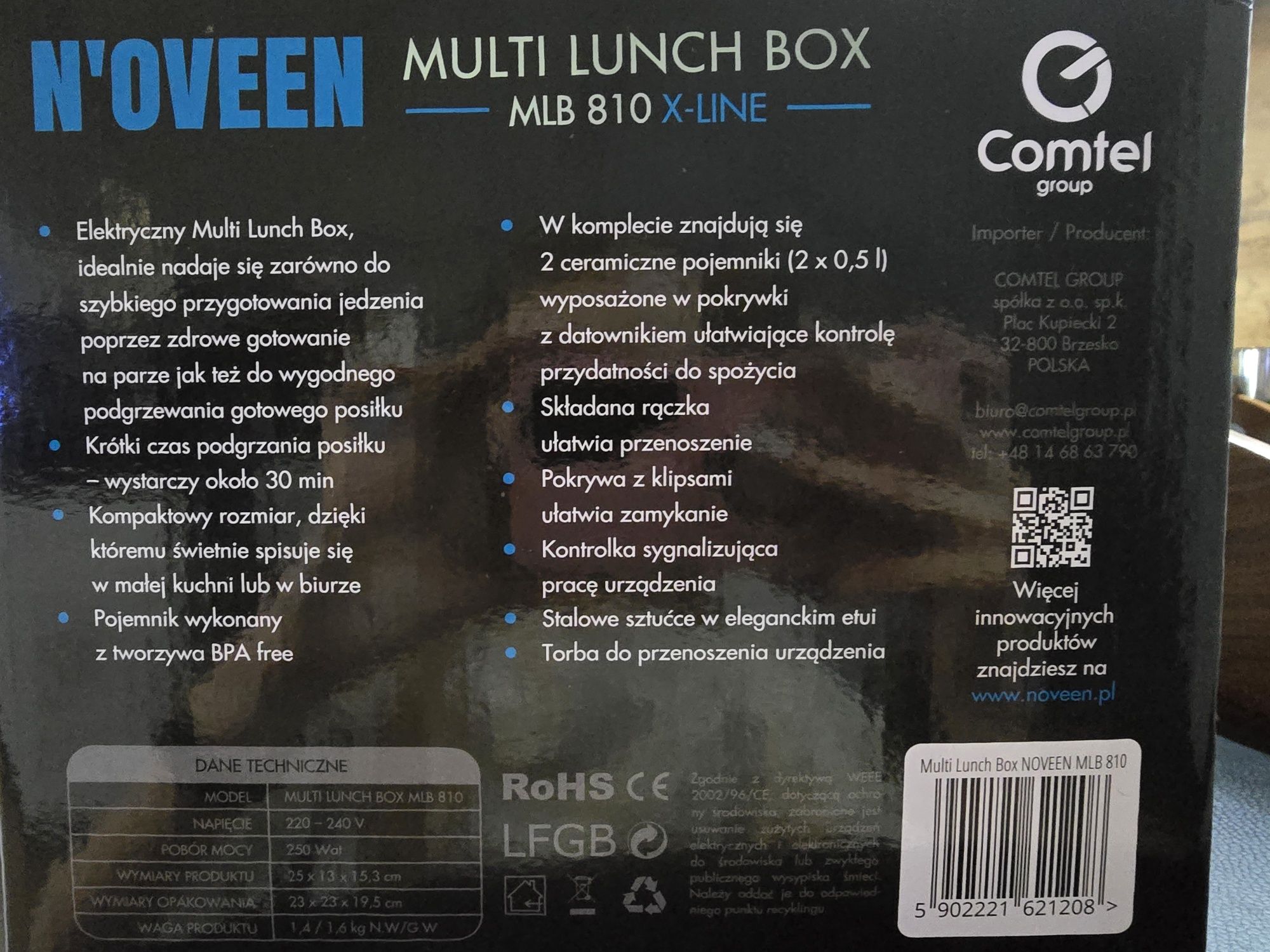 Multi lunch box MLB 810X-LINE N'oveen