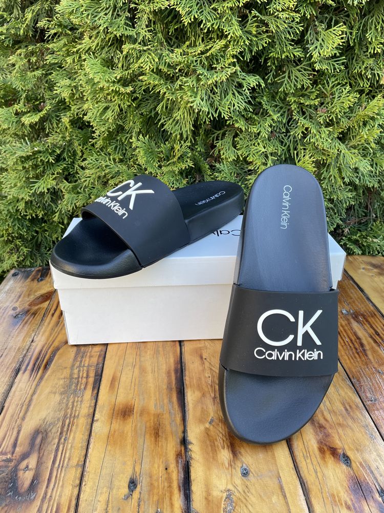 Шлепанцы calvin klein (ck slide sandal) с америки 12us,11us,10us