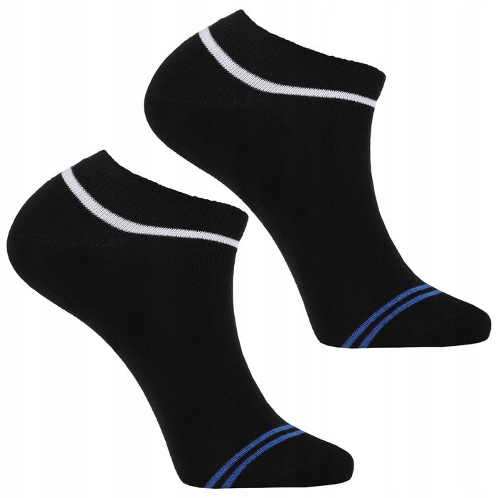 Stopki Skarpetki Męskie Bawełniane Skarpety W  Paski Moraj 3Pary 43-45